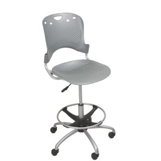 Height Adjustable Circulation Drafting Chair with Casters