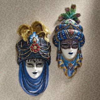 Design Toscano Festa delle Marie Venetian Mask Set