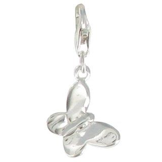 Les Poulettes Jewels   Sterling Silver Charms Butterfly   with Lobster Clasp Stphanie Ducauroix Jewelry
