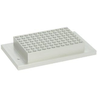 Labnet D1296 PCR Aluminum Dry Bath Dual Block, Skirted or Nonskirted, Holds 96 Well PCR Plate Science Lab Heat Blocks