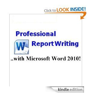 Professional Report Writing with Microsoft Word eBook Jan de Wit Kindle Store