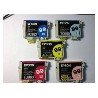 Epson Artisan 725 Ink Color Multipack 99 (Color) Cyan, Magenta, Yellow, Light Cyan, and Light Magenta Genuine Ink Cartridges