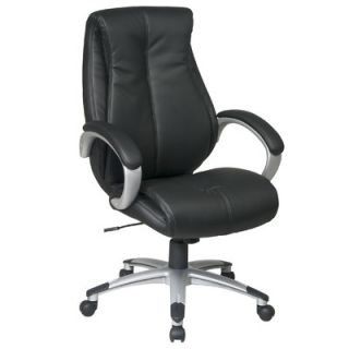 Office Star Work Smart High Back Executive Padded Chair with Arms
