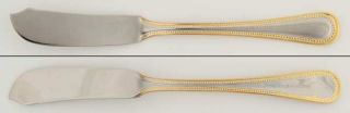 Wallace Regal Pearl (Stainless,Gold Accent) Flat Handle Master Butter Knife   St
