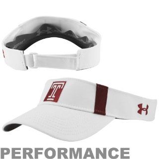 Texas Tech Red Raider cap  Under Armour Texas Tech Red Raiders Performance Sideline Visor   White  Sports Fan Apparel  Sports & Outdoors
