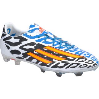 adidas Mens F30 Messi FG World Cup Low Soccer Cleats   Size 13, White/neon