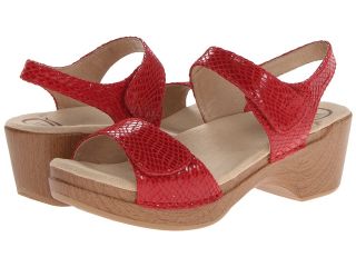 Dansko Sonnet Womens 1 2 inch heel Shoes (Red)