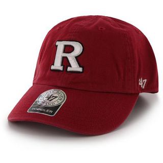 47 BRAND Mens Rutgers Scarlett Knights Clean Up Adjustable Cap   Size