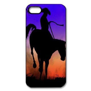 Custom Cowboy Rodeo Personalized Cover Case for iPhone 5 5S LS 726 Cell Phones & Accessories