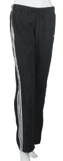 adidas Women's Peached Poly Pant, Black/White, Medium  Athletic Track Pants  Sports & Outdoors
