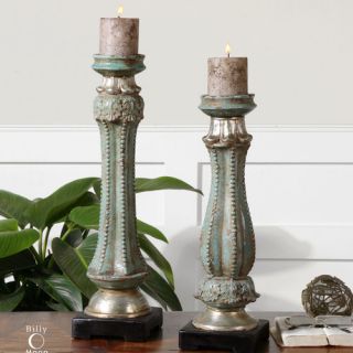 Deniz Ceramic Candlesticks (Set of 2)