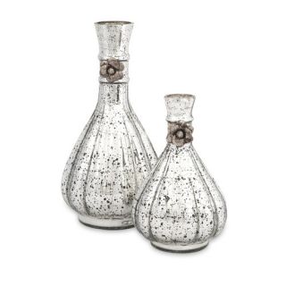 Gabrielle Glass Bottles (Set of 2)