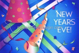 Happy New Years Eve ~ Edible Image Cake Topper 
