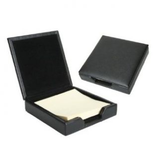 Royce Leather Post It Holder (Black)   Cosmetic Bags