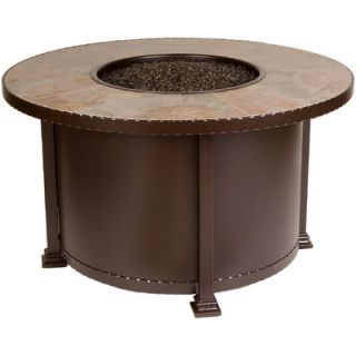 OW Lee Casual Fireside Santorini Fire Pit with Mocha Tile