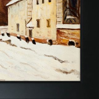 Tori Home Sisley Snow on the Road, Louveciennes Hand Painted Oil on