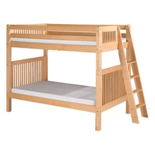 Bunk Bed with Lateral Angle Ladder and Mission Headboard