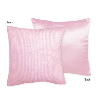 Chenille Pink Decorative Pillow
