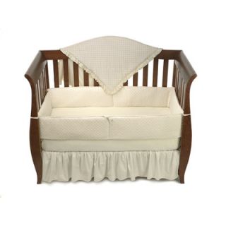 American Baby Company Heavenly Soft 4 Piece Minky Dot Crib Bedding Set