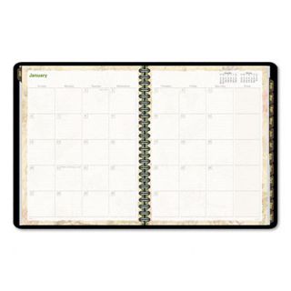 Professional Weekly/Monthly Planner, 9 1/2 x 11 3/4, Green, 2014