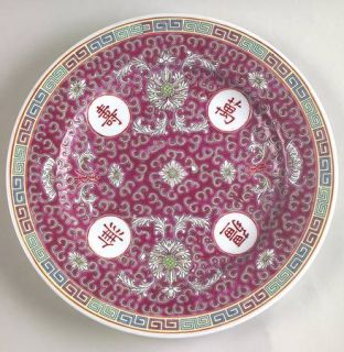 China(Made In China) Cx173 Red Luncheon Plate, Fine China Dinnerware   Enamelled
