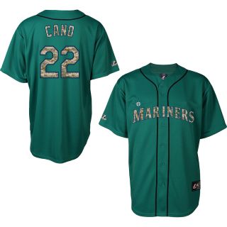 MAJESTIC ATHLETIC Mens Seattle Mariners Robinson Cano Memorial Day 2014 Camo
