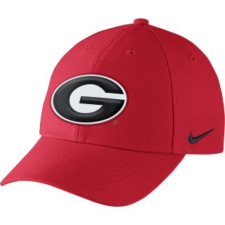 NIKE Mens Georgia Bulldogs Dri FIT Wool Classic Adjustable Cap   Size