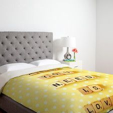 Happee Monkee All You Need Is Love 1 Duvet Cover Collection