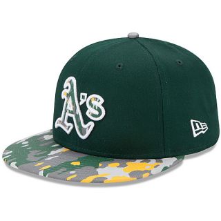NEW ERA Mens Oakland Athletics Camo Break 9FIFTY Adjustable Cap   Size
