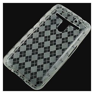 TPU Skin Cover for LG Revolution VS910, Argyle Clear Cell Phones & Accessories