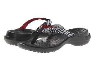 Crocs Capri Webbing Zebra Womens Sandals (Black)