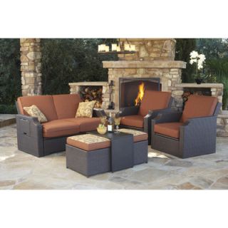 Mission Hills Sedona 4 Piece Deep Seating Group with Cushions