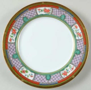 Christian Dior Byzantium Salad Plate, Fine China Dinnerware   Multicolor Floral,