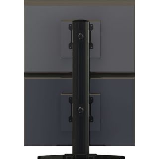 Crimson AV Dual Vertically Aligned Monitor Desktop Stand