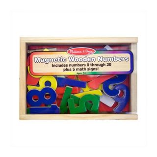 Melissa and Doug Magnetic Wooden Numbers in a Box