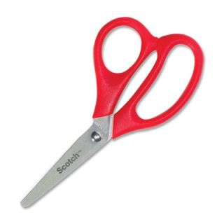 3M Kid Scissors, 5 Length, Blunt, Red