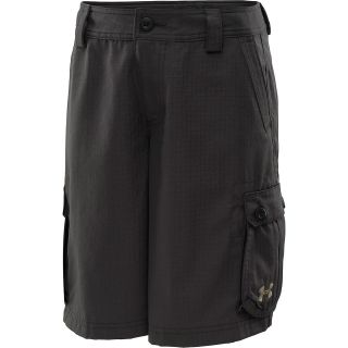 UNDER ARMOUR Boys Cargo Shorts   Size Xl, Charcoal