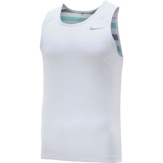 NIKE Mens Dri FIT Touch Tailwind Striped Running Tank   Size Small,