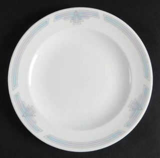 Wedgwood Talisman Bread & Butter Plate, Fine China Dinnerware   Bone, Pink/Blue/