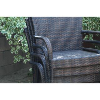 Home Loft Concept Outdoor Wicker Bar Chair (Set of 4)