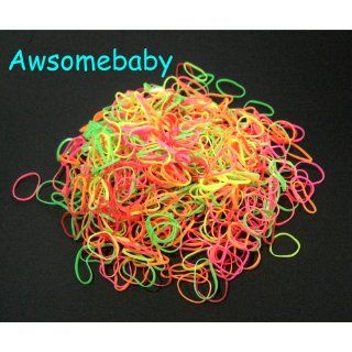1000 small rubber bands  assorted colors  Small Coloured Elastic Bands 