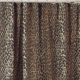 Leopard Cotton / Polyester Shower Curtain
