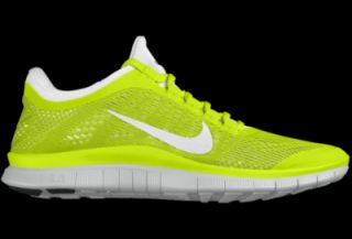 Nike Free 3.0 Shield iD Custom Womens Running Shoes   Yellow