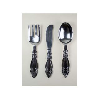 Modern Day Accents Fork, Knife and Spoon Wall Décor (Set of 3)