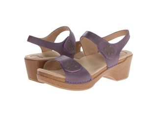 Dansko Sonnet Womens 1 2 inch heel Shoes (Purple)
