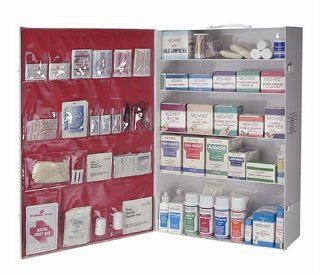 Medique 4 Shelf Plastic First Aid Cabinet, Filled #734M1PL