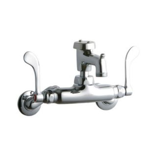 Deck Mount Single Hole Faucets with 18 Double Jointed Swing Spout