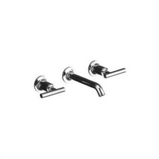 Kohler Purist Widespread Wall Mount Bathroom Faucet Trim with Lever