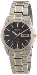 Seiko Men's SGG735 Titanium Titanium Two Tone Bracelet Watch Seiko Watches