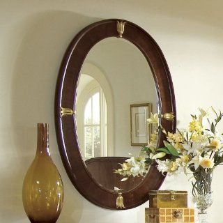Oval Wood Mirror   Wall Mounted Mirrors